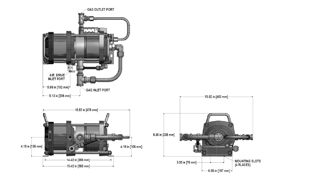Газовый бустер модели AGD-1.5
